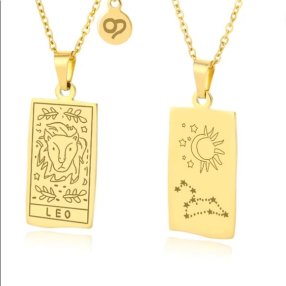 18k gold VIRGO ♍️ zodiac sign necklace - Picture 7 of 15